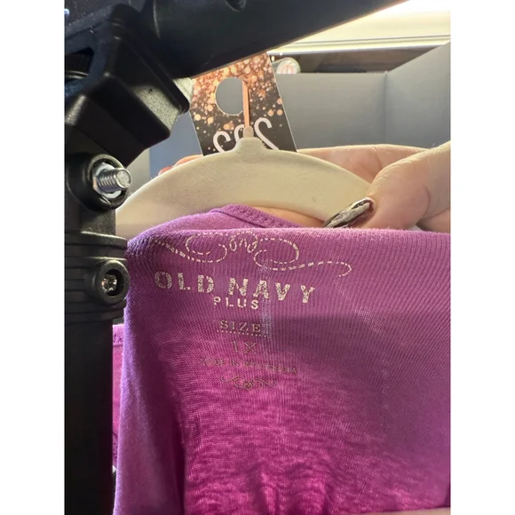 Women's Old Navy Purple Plus 1X Tank Top - Picture 3 of 3